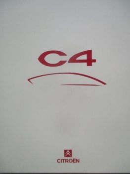 Citroen C4 Pressemappe September 2004 +CD