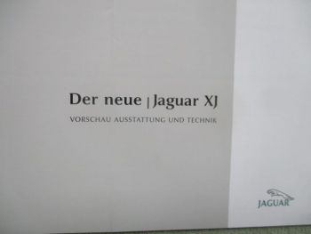 Jaguar XJ (X350) Vorschau Ausstattung & Technik