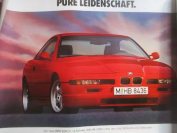 BMW 850CSI Coupé E31 Poster 59x83cm Format 1992