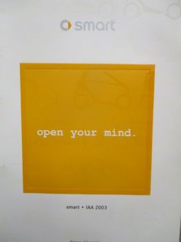 smart IAA Frankfurt 2003 fortwo W451,crossblade, roadster & coupe