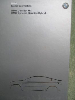 BMW Concept X6 E71 +ActiveHybrid Pressemappe September 2007