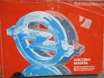 Opel Ascona B +Manta B Anleitung Juli 1979