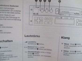 Opel Radio SC303 Juli 1990