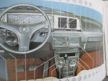 Peugeot 604 V6 SL Betriebsanleitung September 1976