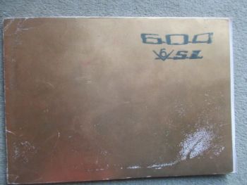 Peugeot 604 V6 SL Betriebsanleitung September 1976