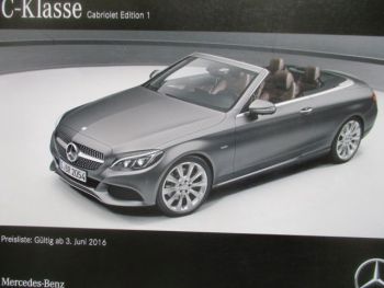 Mercedes Benz C-Klasse Cabrolet A205 Edition 1
