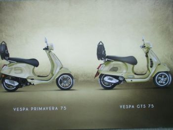 Vespa 75 Jahre Prospekt März 2021