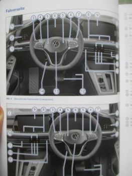 VW Golf VIII (CD) Betriebsanleitung GTI GTD +R November 2021 NEU