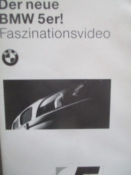 BMW 5er Reihe E39 Faszinationsvideo VHS Cassette
