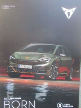 Cupra Born Produktinfo Januar 2025