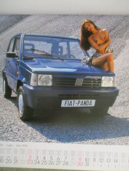 Fiat Auto-Mädchen 1995 33x35cm