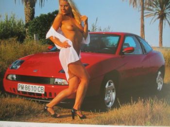 Fiat Auto-Mädchen 1999 33x39cm