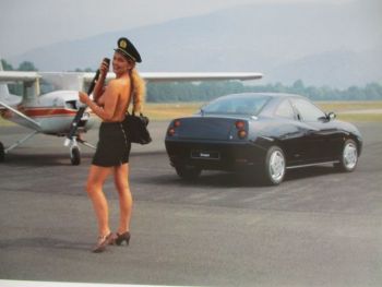 Fiat Auto-Mädchen 1998 32x40cm