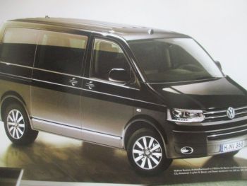 VW T5 Multivan Business 7H 7E Mai 2012 +Preisliste