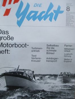 Die Yacht 8/1967 Das große Motorbootheft
