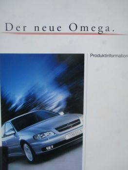 Opel Omega B Produktinformation August 1999