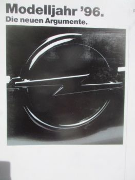 Opel Modelljahr 1996 Produktinformation