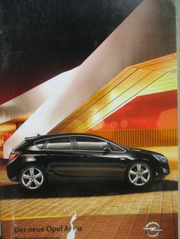 Opel Astra J  Produktinformation September 2009