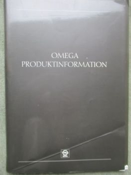 Opel Omega A Produktinformation September 1986
