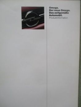 Opel Omega B Produktinformation Februar 1994