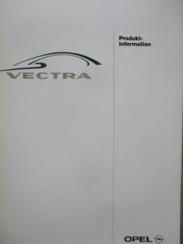 Opel Vectra B Produktinformation August 1995