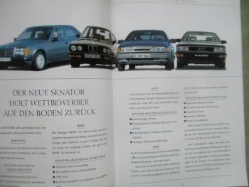 Opel Senator B Produktinformation August 1987