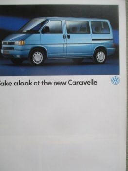 VW T4 Caravelle Englisch September 1990