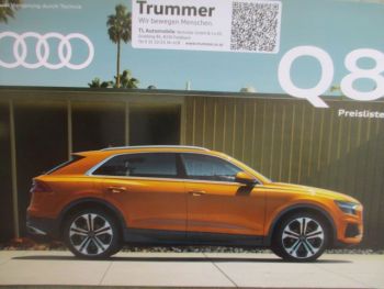 Audi Q8 (4M) Preisliste Juni 2018 Version Austria
