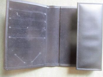 Lexus Ledermappe für Bordbuch 2012 Schwarz