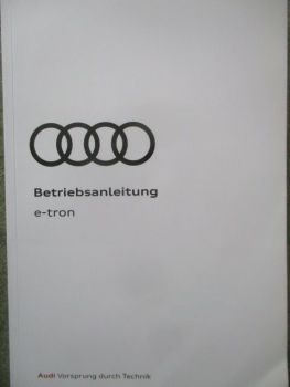 Audi e-tron (Typ GE) November 2021