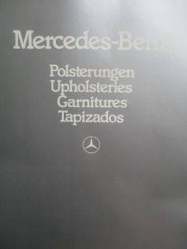 Mercedes Benz Polsterungen Juni 1984