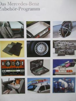 Mercedes Benz Zubehör-Programm August 1991