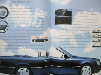 Mercedes Benz E200 E220 E320 Cabriolet A124 Final Edition November 1996