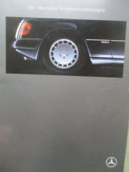 Mercedes Benz Sonderausstattungen Dezember 1990