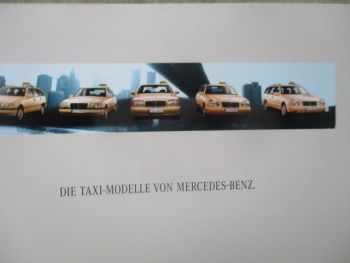 Mercedes Benz TAXI Modelle April 1996