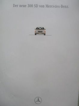 Mercedes Benz 300SD W140 Prospekt Februar 1993