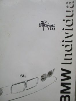 BMW Individual Pressemappe Juli 1993