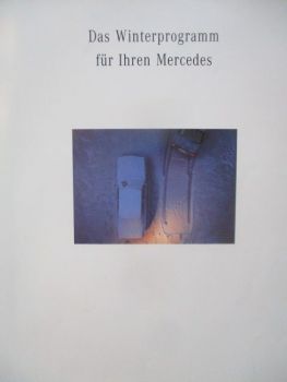 Mercedes Benz Winterprogramm August 1991