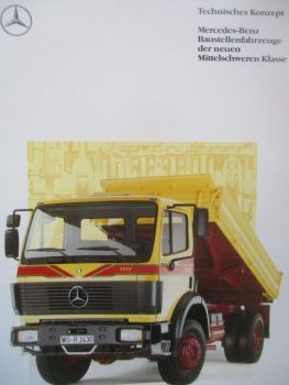 Mercedes Benz Baustellenfahrzeuge der neuen Mittelschweren Klasse