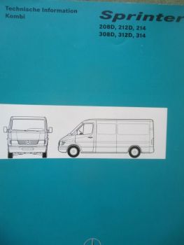 Mercedes Benz Sprinter Technische Information Kombi Januar 1995