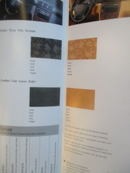 Mercedes Benz M-Klasse W163 Lacke und Polster August 1997