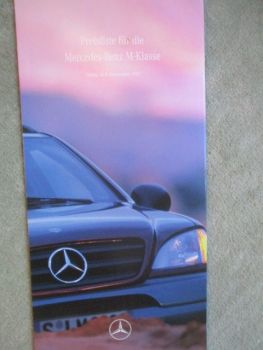 Mercedes Benz M-Klasse ML230 ML320 W163 9/1997