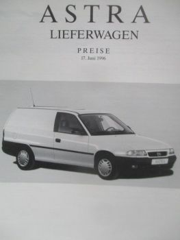 Opel Astra F Lieferweagen 17.Juni 1996