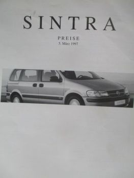 Opel Sintra A März 1997