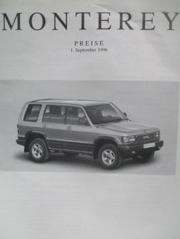 Opel Monterey September 1996