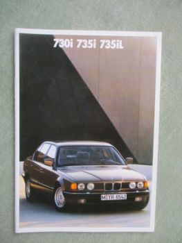 BMW 730i 735i 735iL E32 Französisch März 1989