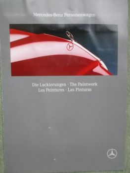 Mercedes Benz Personenwagen Lackierungen Dezember 1990