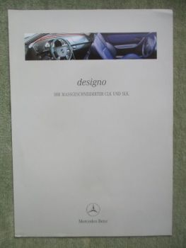 Mercedes Benz designo CLK W208 und SLK R170 9/1997