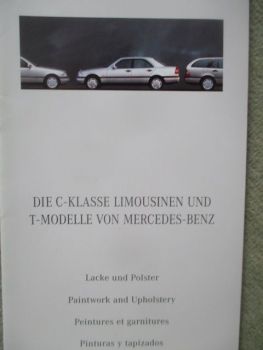 Mercedes Benz C-Klasse Limousine & T-Modell W202 Lacke & Polster 2.1996