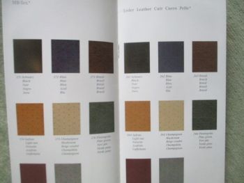 Mercedes Benz E-Klasse W124 Lacke und Polster Juli 1993